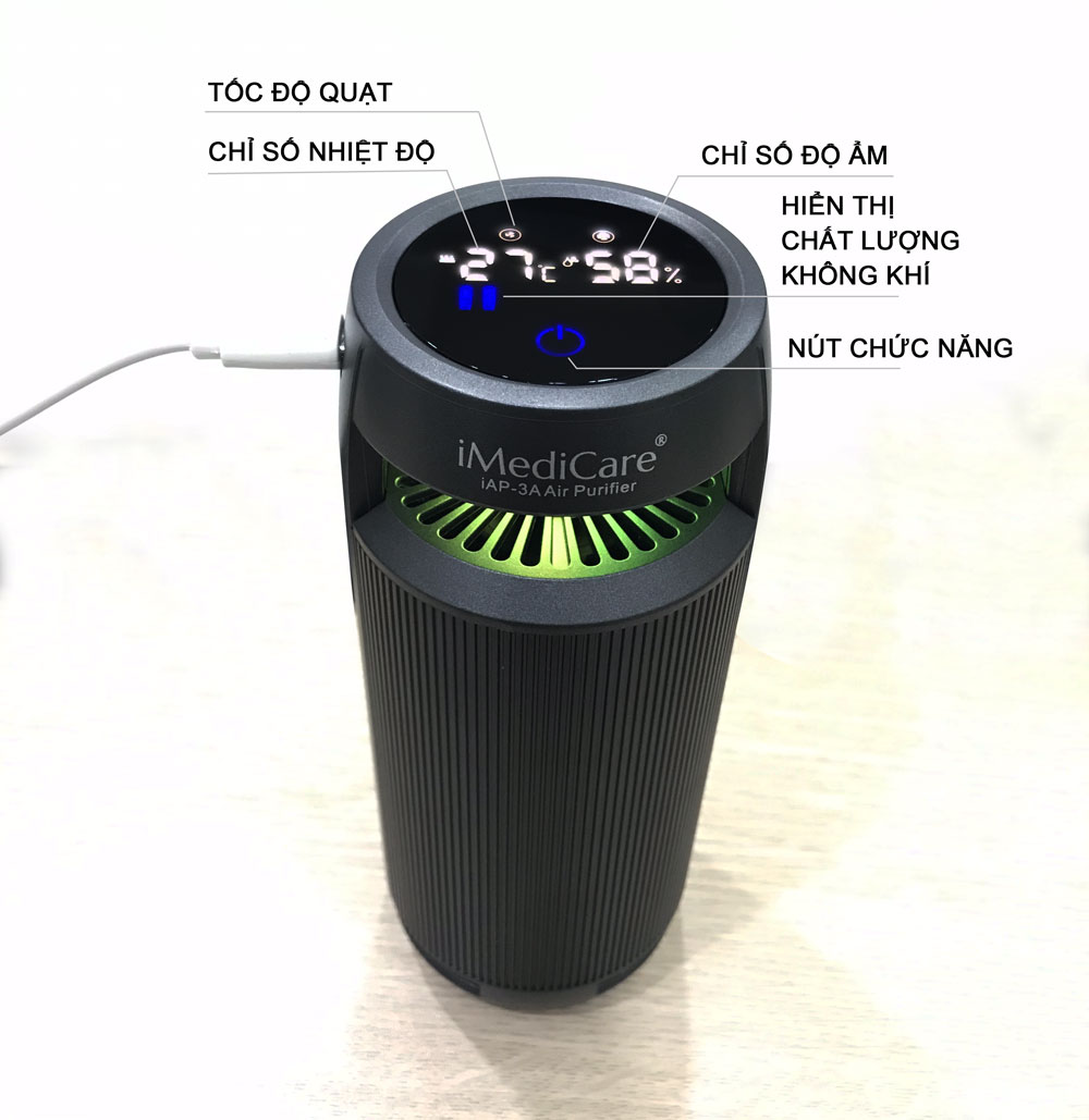 Máy lọc không khí ô tô iMediCare iAP-3A