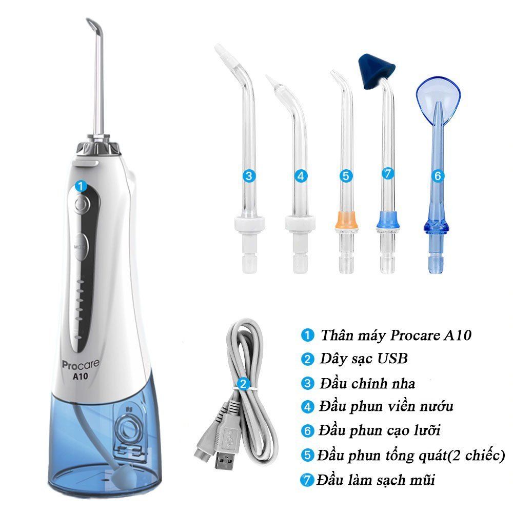 Máy tăm nước cầm tay Procare A10