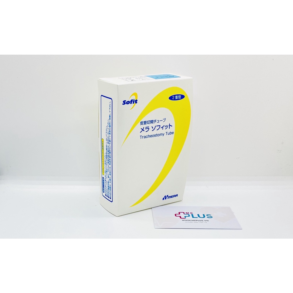 Ống Mở Khí Quản 2 Nòng Có Bóng Có Cửa Sổ Kèm Ống Hút trên bóng MERA SOFIT D-CFS 