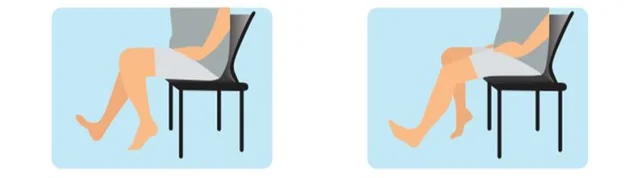 Bài tập cho người mắc bệnh suy tĩnh mạch chân- Ảnh 7. di chuyển 2 chân lên xuống
