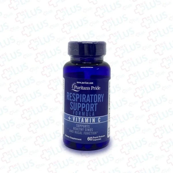 Viên uống hỗ trợ đường hô hấp kết hợp Vitamin C Puritan's Pride 60 viên