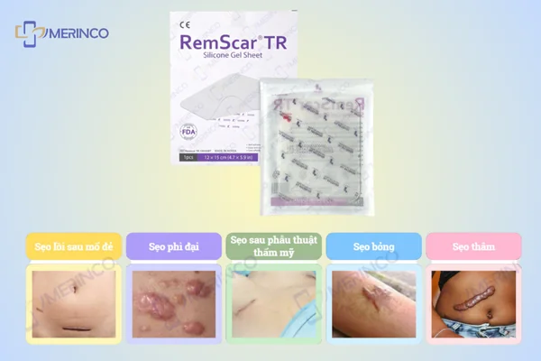 miếng dán ép sẹo remscar