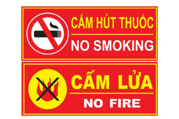 Không sử dụng lửa hoặc hút thuốc gần khu vực máy tạo oxy