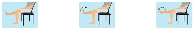 Bài tập cho người mắc bệnh suy tĩnh mạch chân- Ảnh 5. gập và uốn cong bàn chân