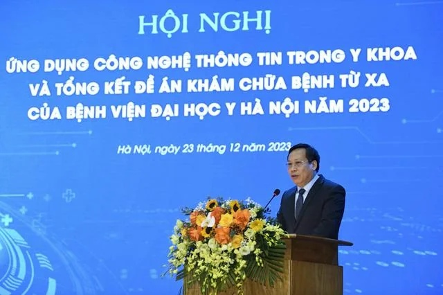 Thứ trưởng Bộ Y tế: Giám đốc BV quyết tâm chuyển đổi số, công nghệ thông tin y tế sẽ phát triển- Ảnh 1. Thứ trưởng Bộ Y tế: Giám đốc BV quyết tâm chuyển đổi số, công nghệ thông tin y tế sẽ phát triển- Ảnh 1.