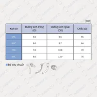 Ống mở khí quản 2 nòng không bóng MERA SOFIT D-NC