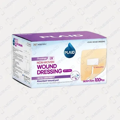 Băng keo cố định kim luồn có gạc Wound - IV 6cmx7cm (1 miếng)