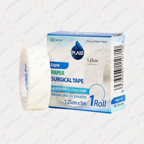 Băng keo cuộn giấy dành cho da nhạy cảm Young Plaster-Paper màu trắng 1.25cmx5m