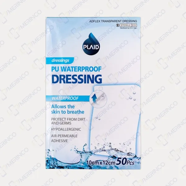Băng vô trùng không gạc trong suốt không thấm nước Sterile Adflex (Non-Pad) 10cmx12cm