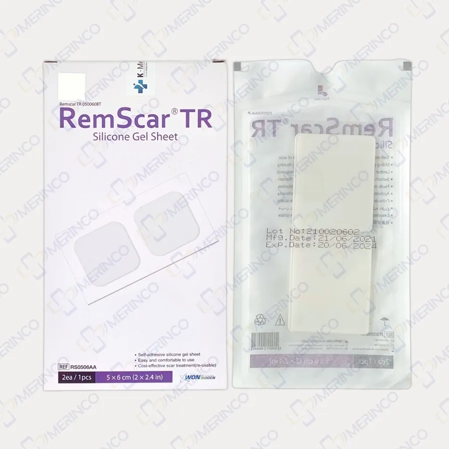 Miếng dán silicone trị sẹo lồi, sẹo thâm RemScar® TR 5cmx6cm